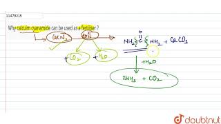 Why calcuim cyanamide can be used as a fertiliser [upl. by Dnaltroc]