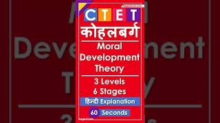 Kohlberg कोहलबर्ग का नैतिक विकास का सिद्धांत Moral Development  CTET TET CDP  हिन्दी Explanation [upl. by Thorr356]