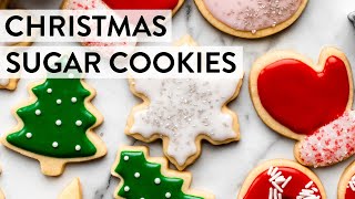 Christmas Sugar Cookies with Easy Icing  Sallys Baking Recipes [upl. by Ahseiyt]