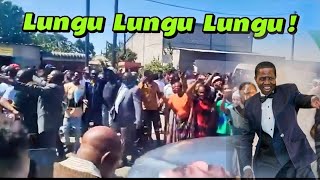 People Chanting “Lungu Lungu Lungu” As ECL Exits The Kambwili’s Funeral Church Service In Chingola [upl. by Tollmann]