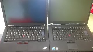 LENOVO thnikpad t410 und t500 Hardware [upl. by Ynnij7]