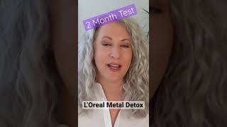 Better than purple shampoo for gray and Silver hair LOreal Metal Detox [upl. by Euqinahs531]