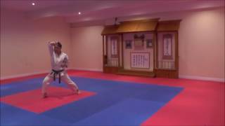 Heian Shodan kata by SKIF Sensei Katsu TJShuhari Shotokan Karate Association [upl. by Adnarrim84]