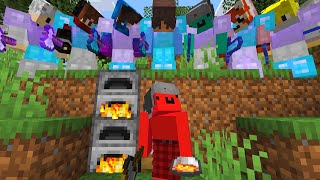 Minecraft Speedrunner VS 7 Hunters Manhunt [upl. by Iret]