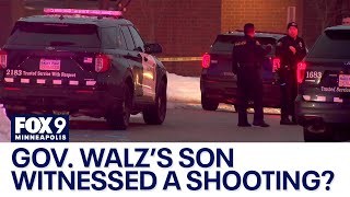 Did Gov Walzs son witness a shooting [upl. by Anaynek284]