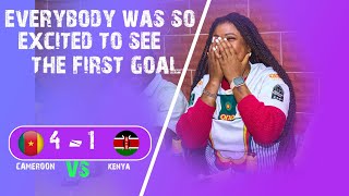 CAMEROON 41 KENYA  FAN Reaction  Indomitable Lions Supporter cameroon afcon2025 CAFTV [upl. by Gothurd]