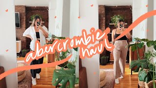 Abercrombie Fall Try On Haul  Midsize Fashion [upl. by Naid]