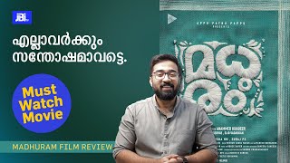 Madhuram Review By JBITv Ahammed Khabeer  Joju George  Arjun Ashokan  Shruti Ramachandran [upl. by Anairam75]