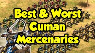 Best and Worst Cuman Mercenaries AoE2 [upl. by Nyrhtakyram979]