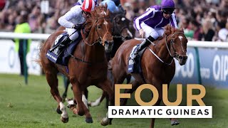 FOUR OF THE MOST DRAMATIC QIPCO GUINEAS AT NEWMARKET RACECOURSE [upl. by Wehttan]