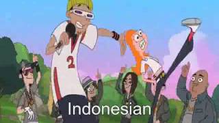 Phineas and Ferb  SIMPSquirrels in my pants Oneline Multilanguage 32 languages [upl. by Paget]