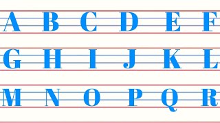 Writing Alphabets letters for children English Alphabets a to z for kids  abcd Alphabets [upl. by Ase]