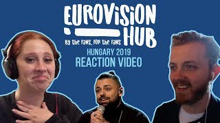 Hungary  Eurovision 2019 Reaction Video  Joci Pápai  Az én apám [upl. by Elysia]