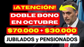 🛑 ATENCIÓN❗ BONO de 100 MIL PESOS en CUOTAS en OCTUBRE 2024 👉 Para JUBILADOS y PENSIONADOS de ANSES [upl. by Nitsug]