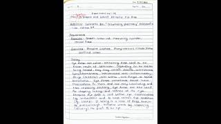 Aim To prepare and submit Atropine eye drops experiment pharmacy industrialpharmacy handwritten [upl. by Nwahshar]