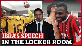 🇮🇹Il discorso di Ibra alla squadra negli spogliatoi del Bernabeu 🇬🇧Ibras speech in the locker room [upl. by Bainter90]