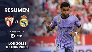 ¡Exhibición y doblete de Rodrygo en el Sánchez Pizjuán  Resumen del Sevilla FC 12 Real Madrid [upl. by Alios]