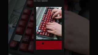 Leobog Hi75 with Akko Rosewood switches asmr keyboard typing asmrtyping leobog [upl. by Bonis25]