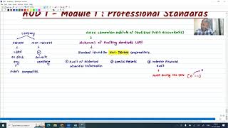 CPA  AUD  AUD 1  M1  Professional Standards  Lecture 3  Prof Ravi Gupta [upl. by Hasen]