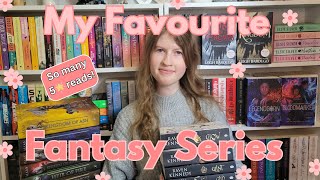 My Favourite Fantasy Series 🌷 10 series I couldnt put down [upl. by Kenny]