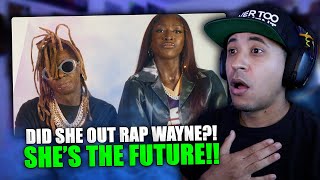 DID SHE COOK WAYNE  Flaujae Lil Wayne  Came Out A Beast Official Music Video Reaction [upl. by Helsa]