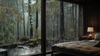 Gentle Rain Sound on the forest🌿  Rain sounds for sleep study and relax [upl. by Marley]