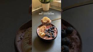 Smoothie bowl recipe 🫐✨ smoothiebowl snackidea easyrecipe healthyicecream highprotein [upl. by Ewan]