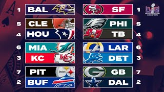 My 2024 Full NFL Playoff Predictions  Predicting the Playoff Bracket and Super Bowl Champion [upl. by Yllom]