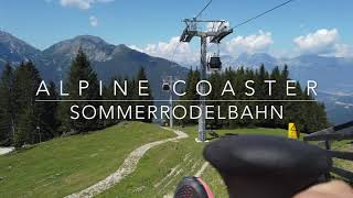 Sommerrodelbahn Mieders Stubaital Tirol  Alpine Coaster Mieders  1080p60 HD [upl. by Lem]