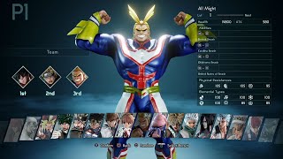 Jump Force All Characters Including DLC PS4 [upl. by Aicilegna922]