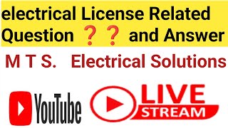 Electrical License All Questions and Answer [upl. by Oicnerolf]