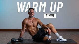 5 MIN WARM UP  Perfect for Home or Gym Workouts [upl. by Lirva]