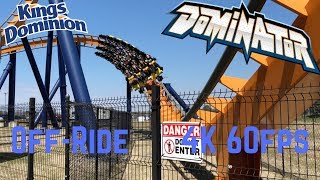 Dominator OffRide 4K 60fps  Kings Dominion [upl. by Belcher]