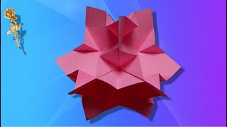 Kusudama  Boule de Fleurs très facile [upl. by Ecyt]