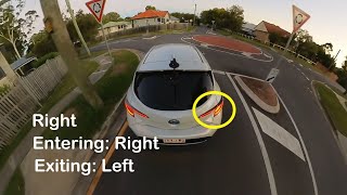 How to Indicate at a Roundabout The CORRECT Way [upl. by Cinom149]