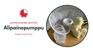 Emma Alipainepumppu  Nopea Käyttöohje [upl. by Riada]