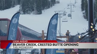 Beaver Creek Crested Butte opening Wednesday [upl. by Ariaek]