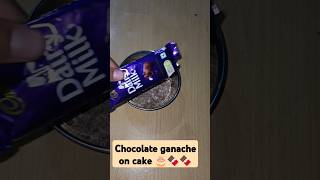 chocolate genache with dairy milk 🍫easy to make at home😱 only two ingredients 🫡subscribe shorts [upl. by Rehtaeh]