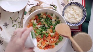 Sallata Ruse e Vitit te Ri  Easy Russian Salad  Receta Origjinale [upl. by Shakespeare]