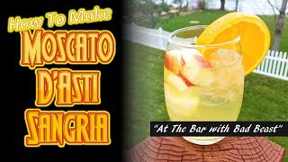 How to make Moscato DAsti Sangria Sunday Brunch Drink [upl. by Halsted858]