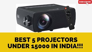 Best 5 Projectors under 15000 in India [upl. by Aisital506]