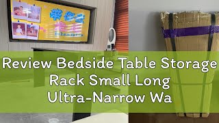 Review Bedside Table Storage Rack Small Long UltraNarrow Wall Bedroom Width 20cm30cm40 Narrow Stri [upl. by Ayalat]