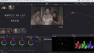 My BMPCC 4K Color Grade LUT Applied to BRAW  Davinci Resolve [upl. by Gerk]