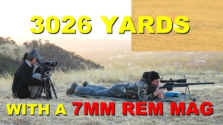 7mm Rem Mag  3026 yards [upl. by Ardnala]