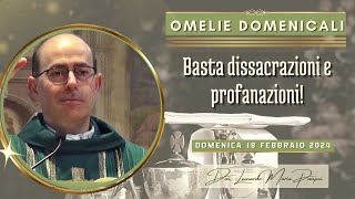 Basta dissacrazioni e profanazioni [upl. by Ezequiel137]