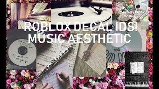 Roblox Decal IDS Music Aesthetic [upl. by Eile]