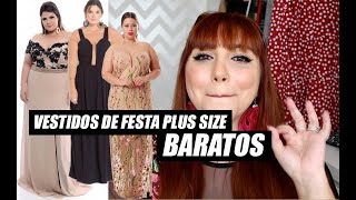 VESTIDO DE FESTA PLUS SIZE BARATO LOJAS E DICAS [upl. by Nally126]