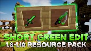 AciDic BliTzz GREEN SHORT SWORD Texture Pack 1819110 Resource Pack [upl. by Charin910]