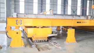 precast concrete elements machine working video [upl. by Refenej]