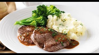 Steak amp Mash  وصفة الستيك مع البطاطس المهروسة [upl. by Survance]